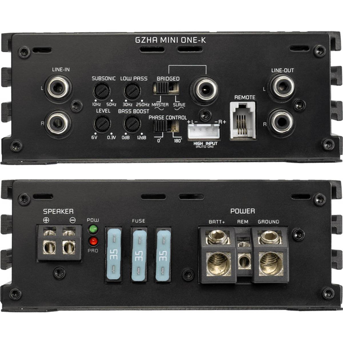  Ground Zero GZHA Mini ONE-K 24V  1000w @1ohm