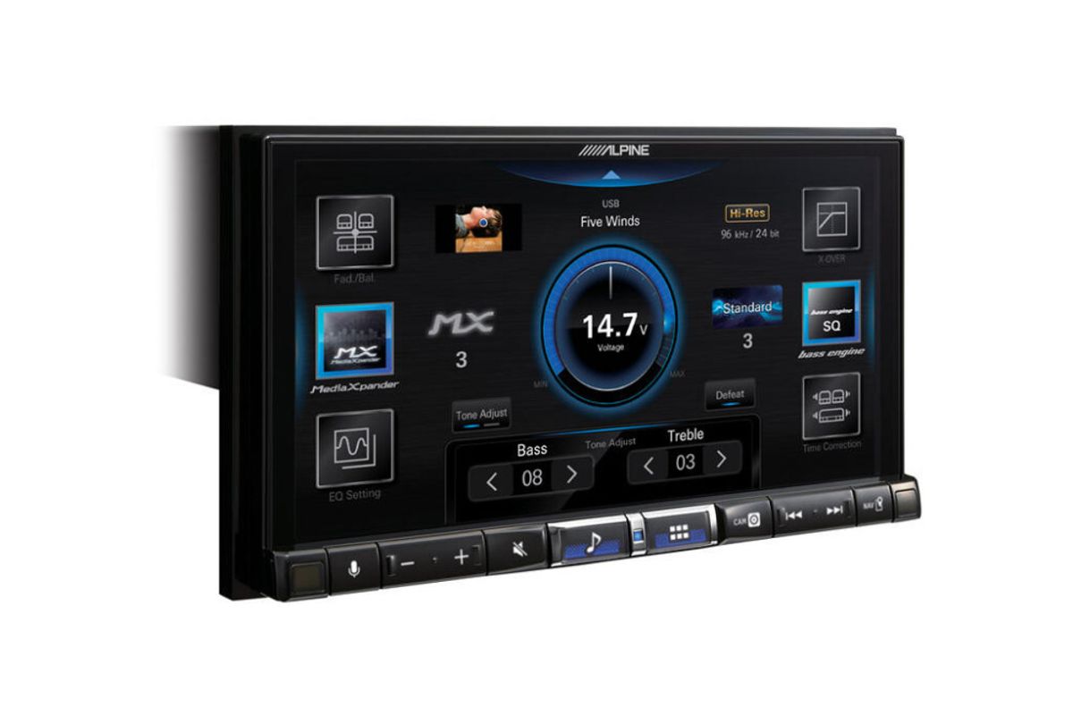 Alpine ILX-705E46, BMW 4x50W, Bluetooth, USB, DAB, CarPlay