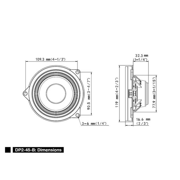 Hovedbilde Alpine DP2-45-B 4,5