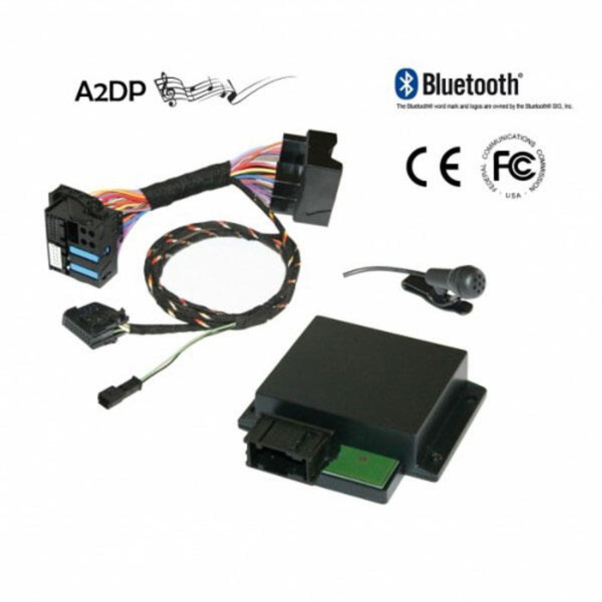 Fiscon BASIC PLUS Blåtann handsfreesett Audi m/RNS-E/BNS 5.0*